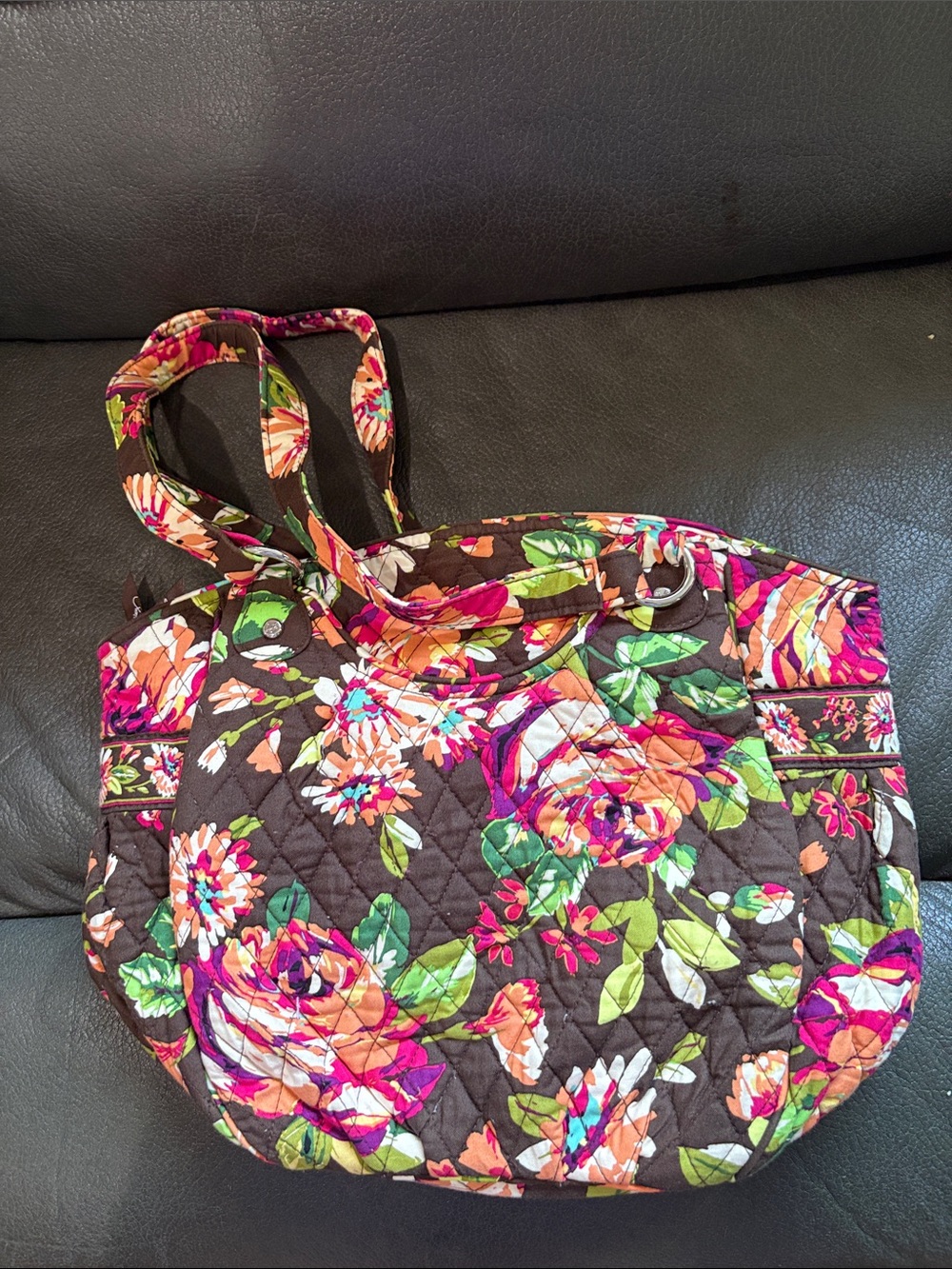 Vera Bradley English rose garden Glenna bag